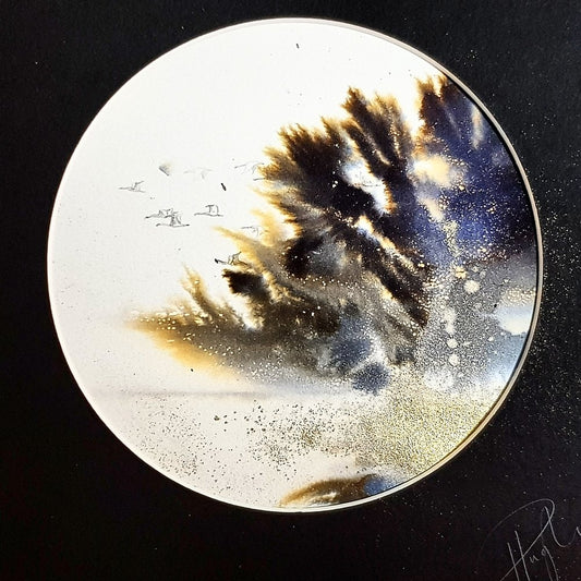 Elsewhere Inklings Workshop ... Join us for a morning of artistic alchemy with artist Hannah Pugh, to create intuitive and enchanting worlds of paper, ink and metal leaf.
