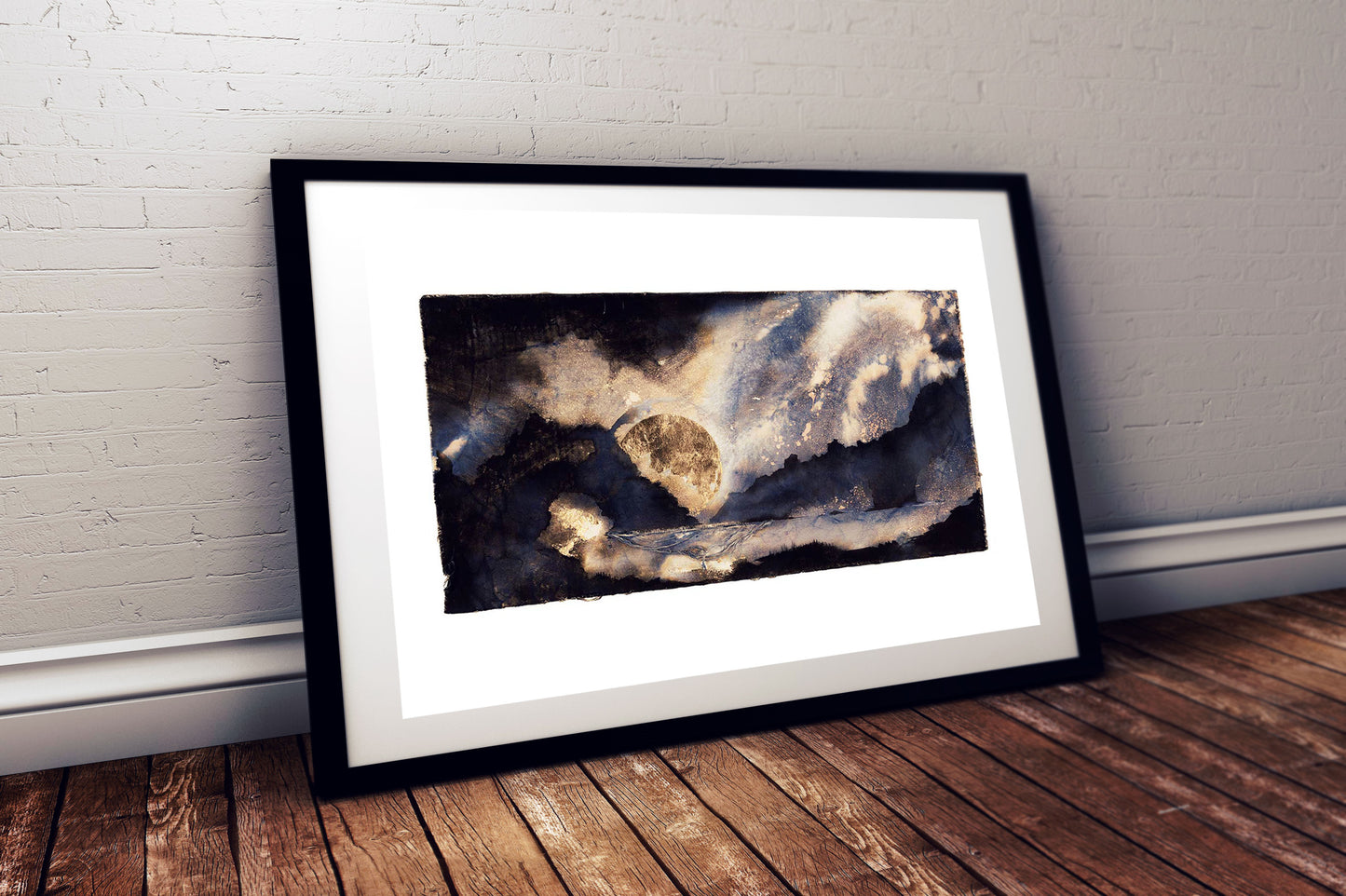 "Archway Reverie" Hand-Finished Gold Leaf Giclée Print | Cosmic Landscape Art by Hannah Pugh