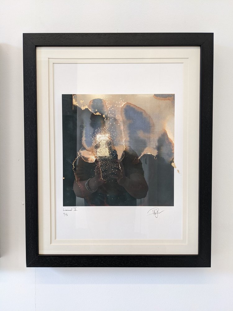 Liminal II | Magically curious. A timeless reimagining of the space that lies between. | Hand embellished Print | By Hannah Pugh