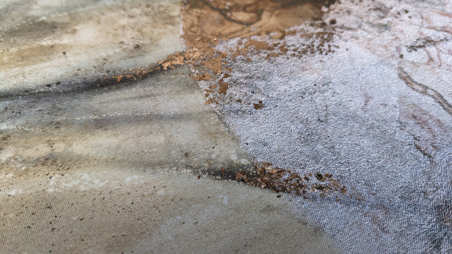 'Litha' | Full Moon on the Summer Solstice | Full of intrigue and whimsy to combat the darkest day | Hand embellished print by Hannah Pugh